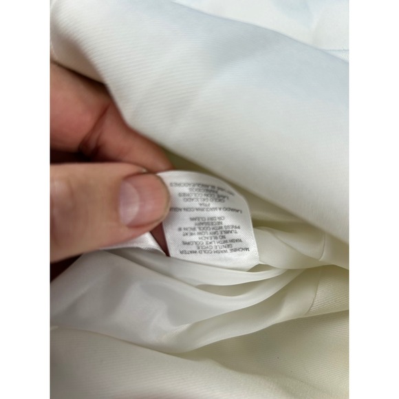 Jones Studio Separates Womens White 2 Piece Skirt Suit Blazer Set Size 16 NEW - Picture 12 of 16